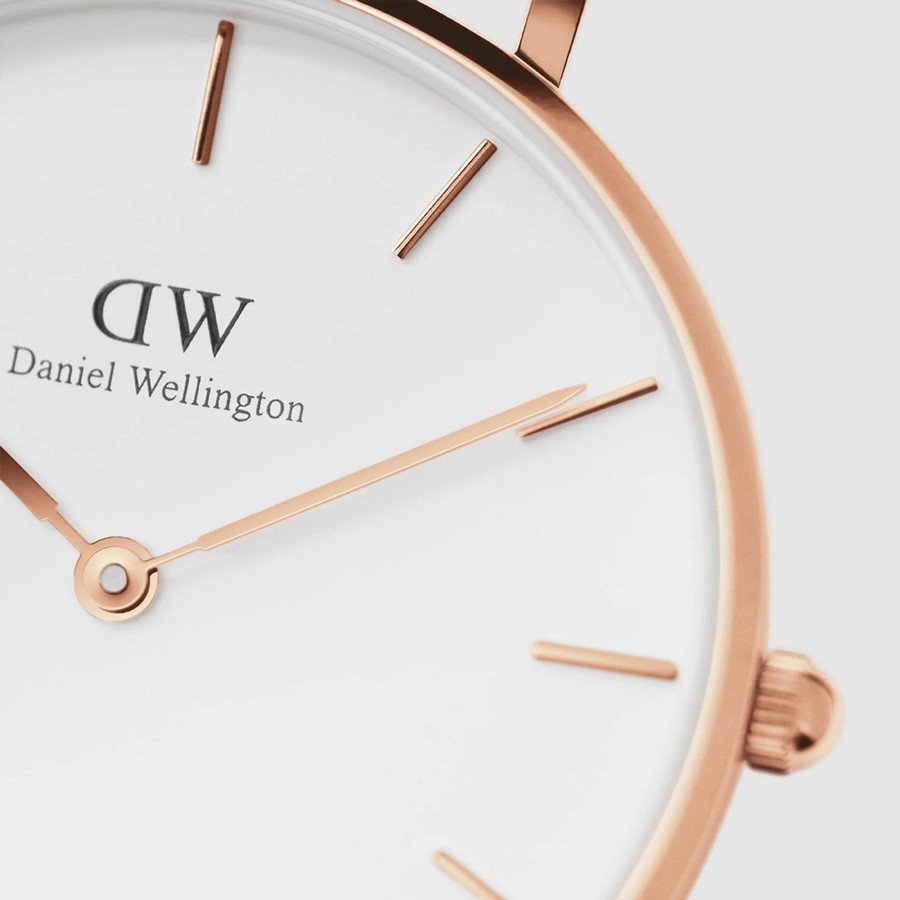 Đồng Hồ Dw Daniel Wallington Petite Dover Nữ Trắng Vàng